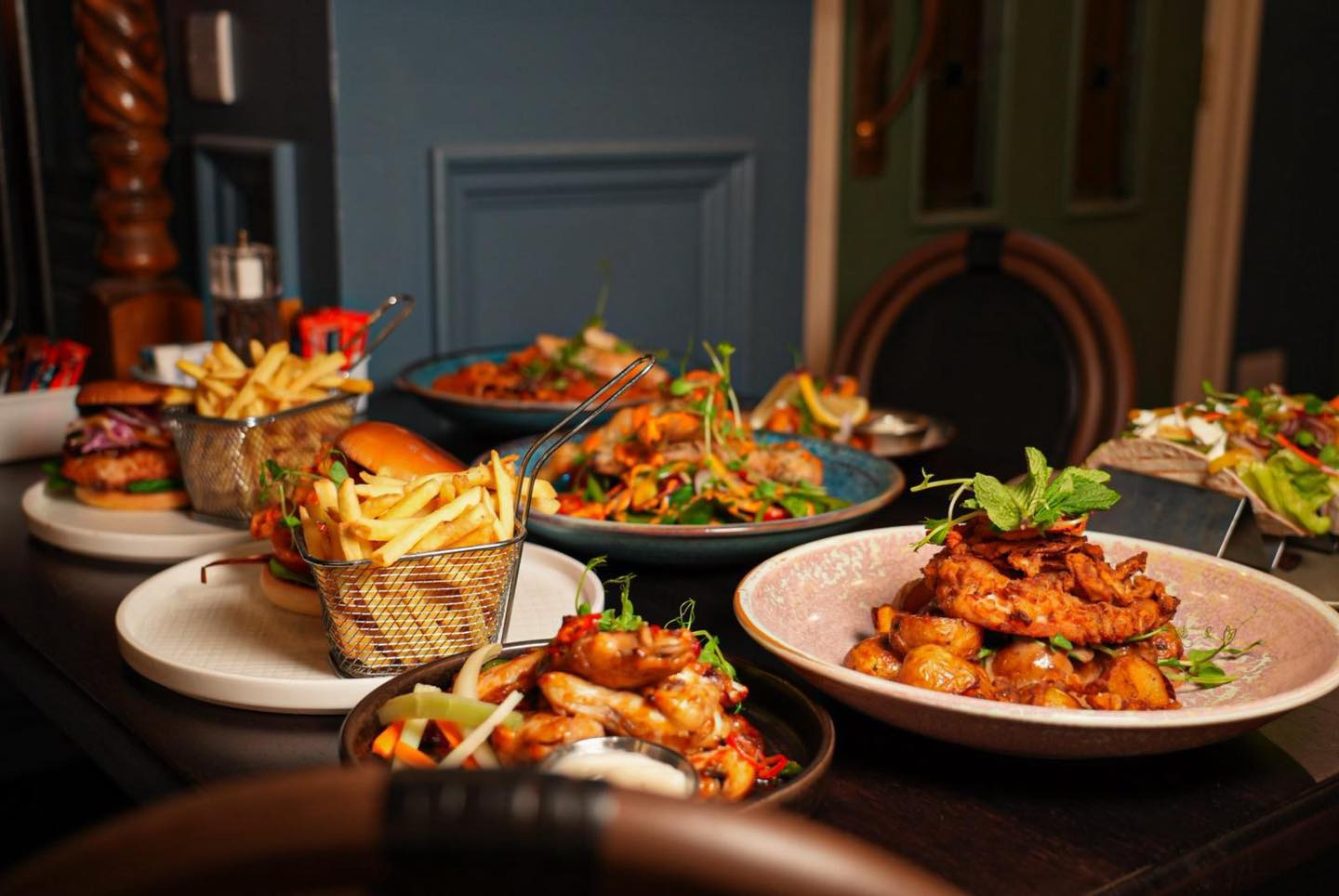 Bistro dishes served at The Little Merchant